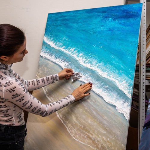 «Интерьерная картина с золотой/серебряной поталью»: мастер-класс в Петербурге