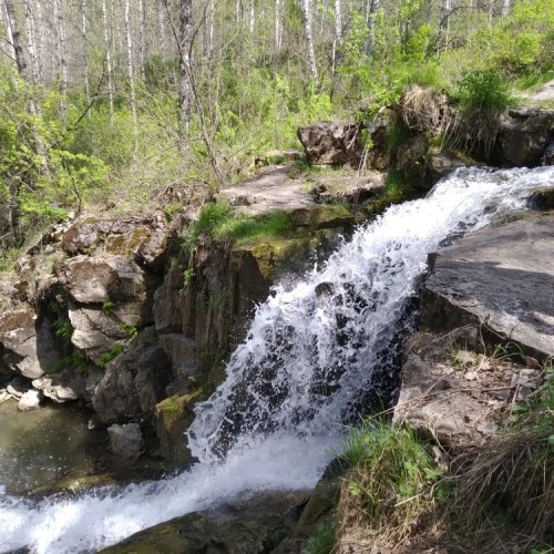 Бердские скалы и два водопада