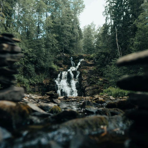 Водопады Юканкоски и река Тулемайоки: велопутешествие по Карелии