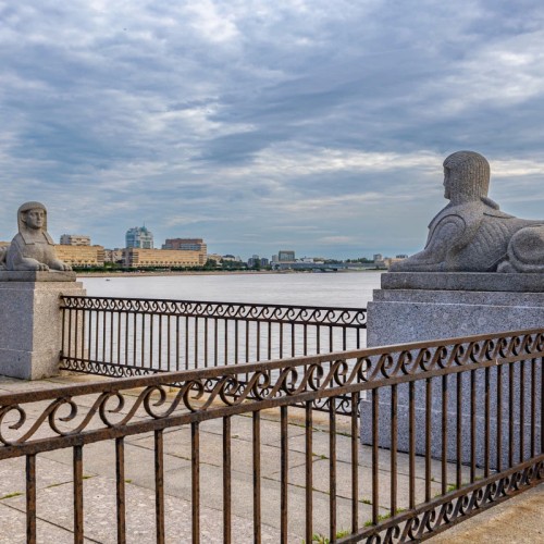 Санкт-Петербург из окна автобуса