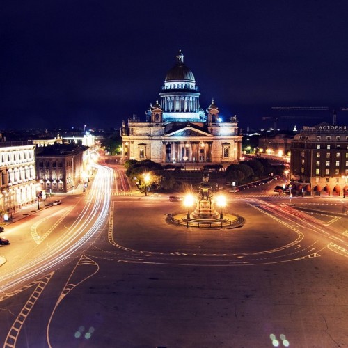 Ночной Петербург: прогулка на автобусе и теплоходе