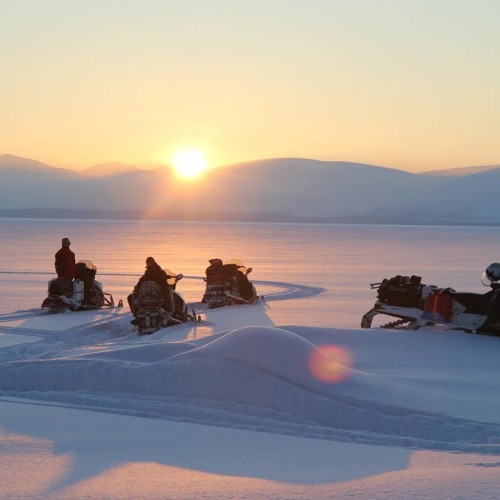 «Всё включено» на Кольском: охота за сиянием, снежное сафари, айс-флоатинг, арктическая кухня