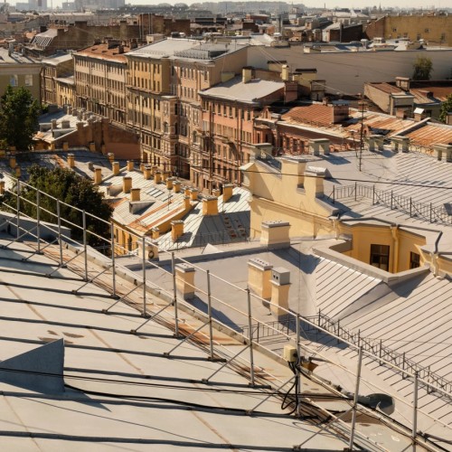 Панорама исторического Петербурга: на башню МПВО с чаепитием