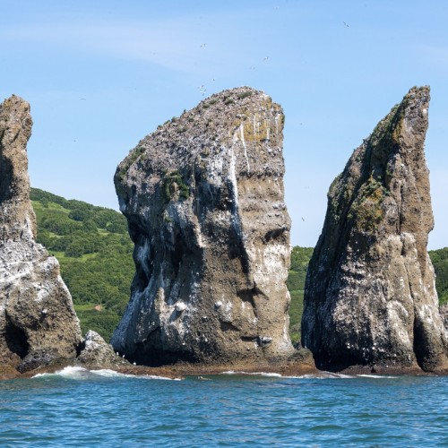 Морская прогулка к скалам Три Брата и рыбалка в бухте Тихая