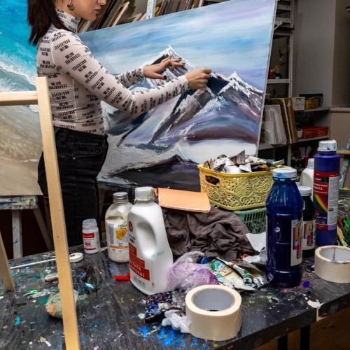 «Интерьерная картина с золотой/серебряной поталью»: мастер-класс в Петербурге