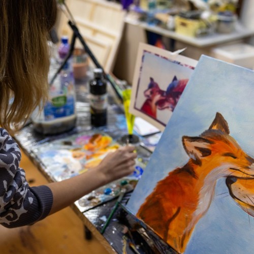 Акриловый мастер-класс для взрослых и детей в Петербурге