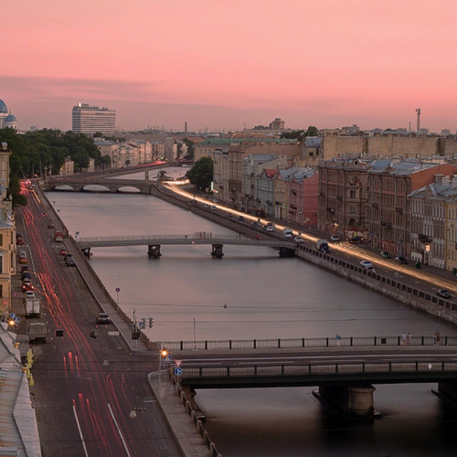 Ночная велопрогулка по Питеру: вдоль берегов Фонтанки