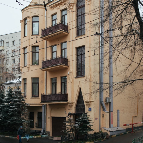 Историческая мозаика Бауманской улицы