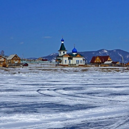 Голубой лед Байкала