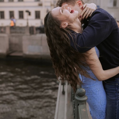 Фотосессия на питерских улочках и крыше!