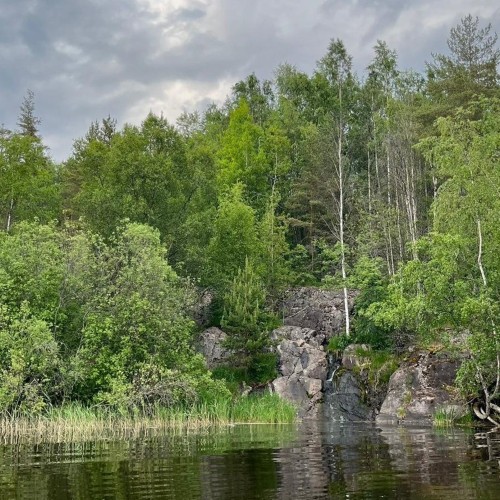 По Ладожским шхерам на маленькой лодке