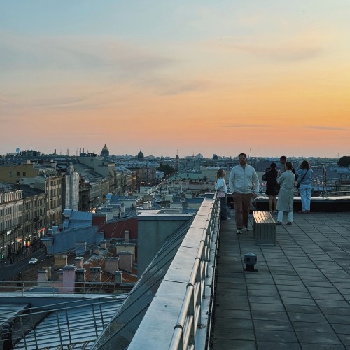 На крышу Петербурга