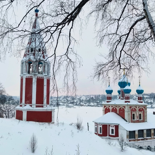 Тутаев: городские сюжеты и пейзажи Кустодиева