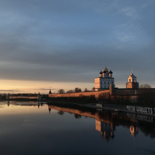 Ночной Псков