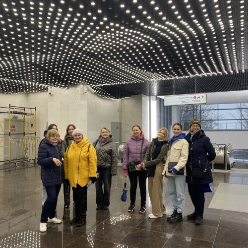 На Воробьёвы горы по эскалаторной галерее