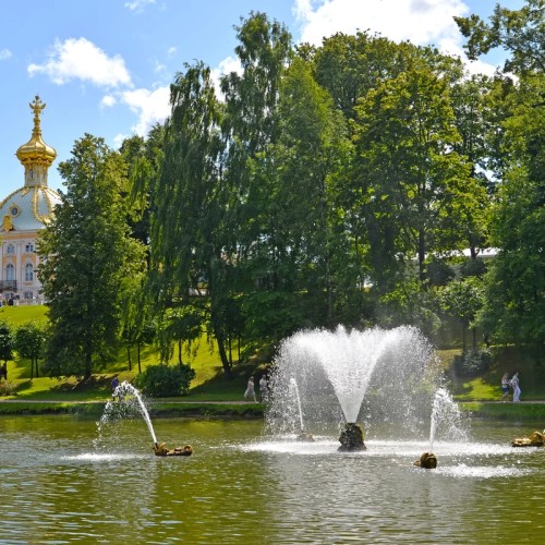 К фонтанам Петергофа — на метеоре (билеты включены)