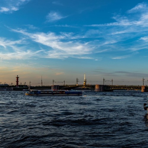 Петербург после заката и разводные мосты
