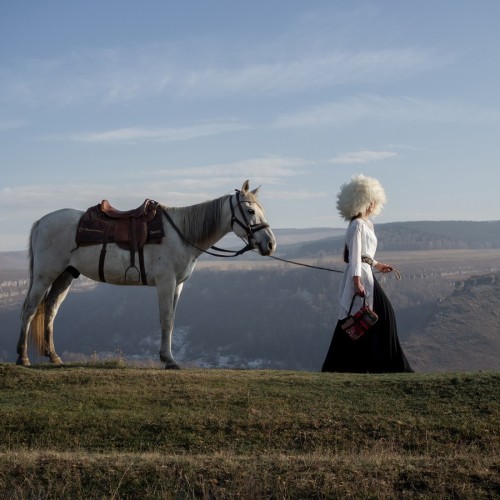Фотопроект с лошадьми в стиле VOGUE — в Кисловодске