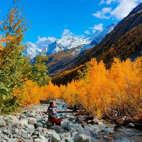 Домбай и Архыз: треккинг налегке с проживанием в гостинице