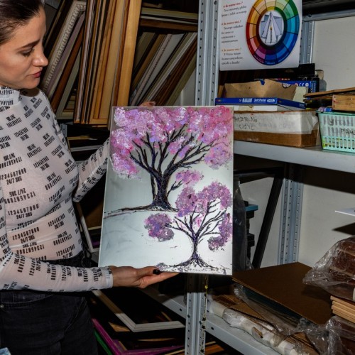 «Интерьерная картина с золотой/серебряной поталью»: мастер-класс в Петербурге