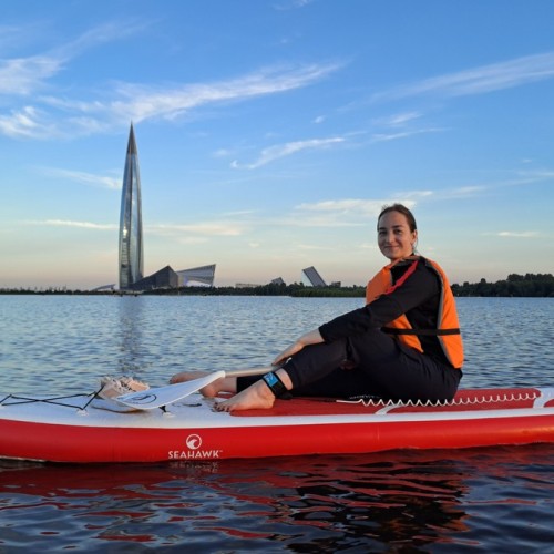 Сап-прогулка по озеру Лахтинский Разлив