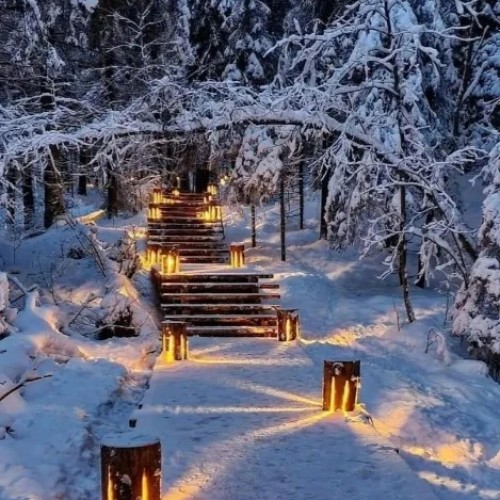 Карелии снежный узор: топовые места, зимние активности и прогулки на природе