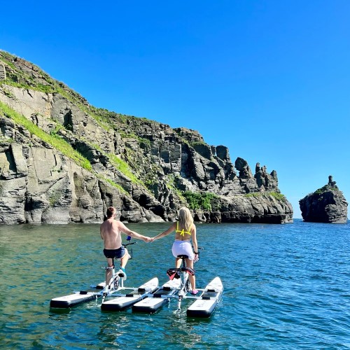 Морская прогулка на водном велосипеде в мини-группе