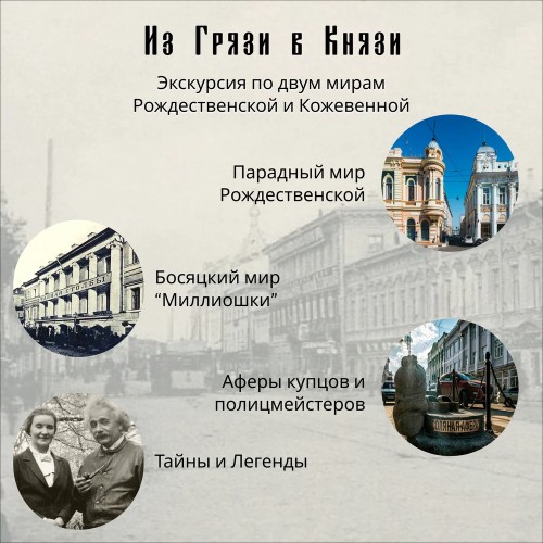 Из грязи в князи: прогулка по улицам Кожевенная и Рождественская