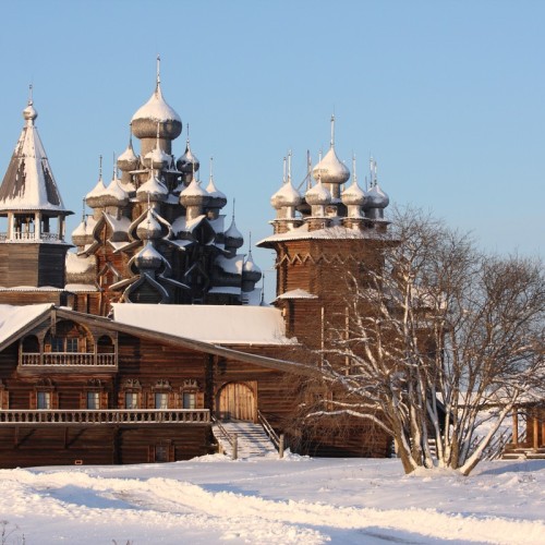 Чудеса снежной Карелии: Кижи, «Рускеала», вотчина Талви Укко и Марциальные Воды