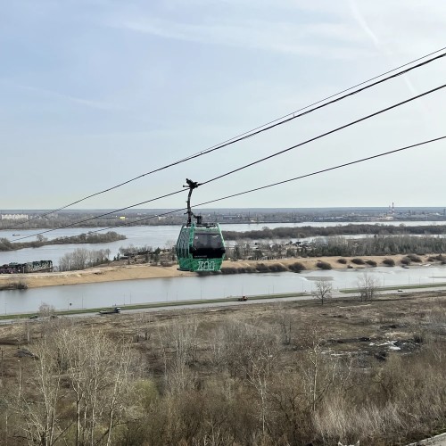 О Нижнем Новгороде — в небе над Волгой