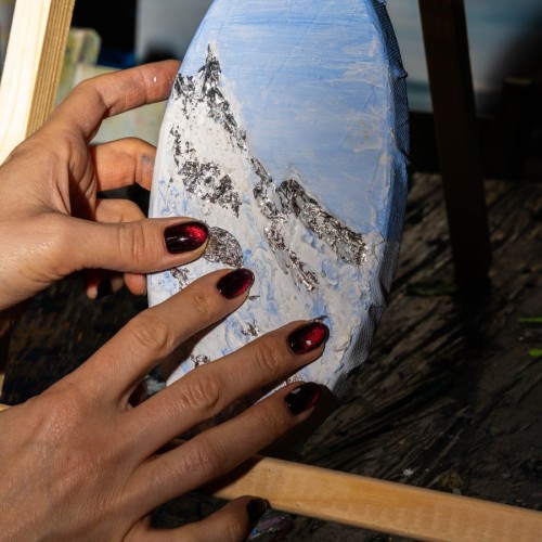 «Интерьерная картина с золотой/серебряной поталью»: мастер-класс в Петербурге