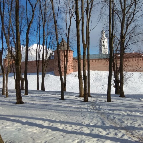 Два центра Великого Новгорода: кремль и Ярославово дворище