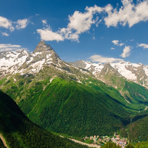 Домбай и Архыз: треккинг налегке с проживанием в гостинице