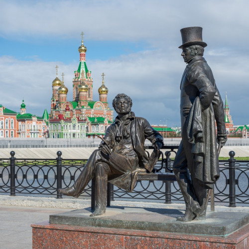Прогулка по Йошкар-Оле: от Пушкина к Пушкину
