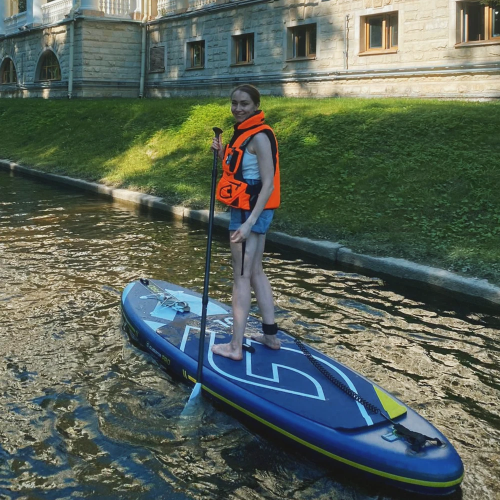 На сапах вокруг Каменного острова