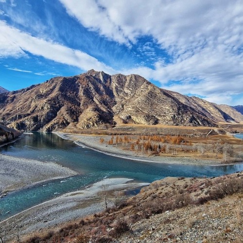 Конный тур для новичков по осеннему Алтаю с проживанием на базе. Всё включено