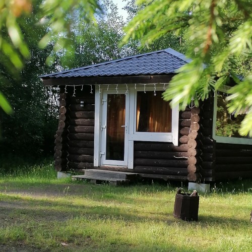 Карельское чаепитие в лесной избушке