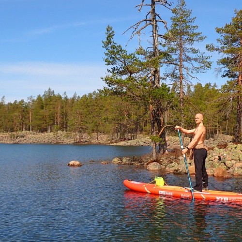 По карельским водоёмам на сапах