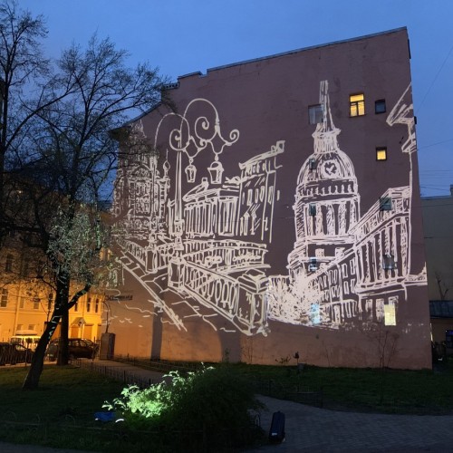 Фонари ночного Петербурга — прошлое, настоящее, будущее