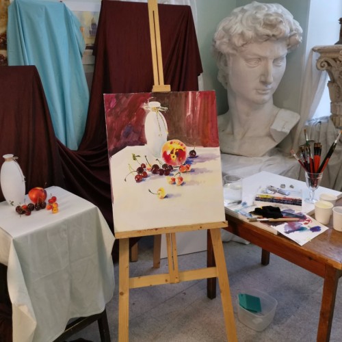 Картина маслом в Петербурге — за одно занятие