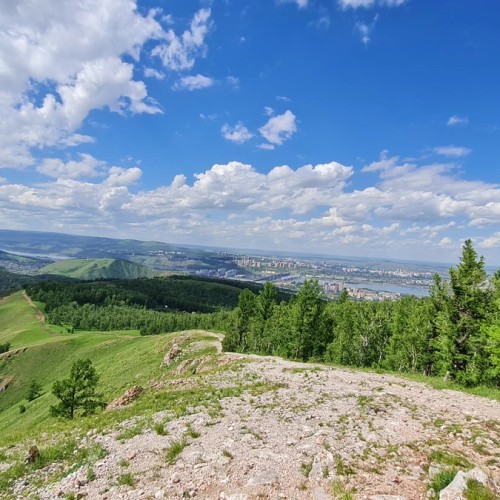 Панорамы Красноярска: Торгашинский хребет