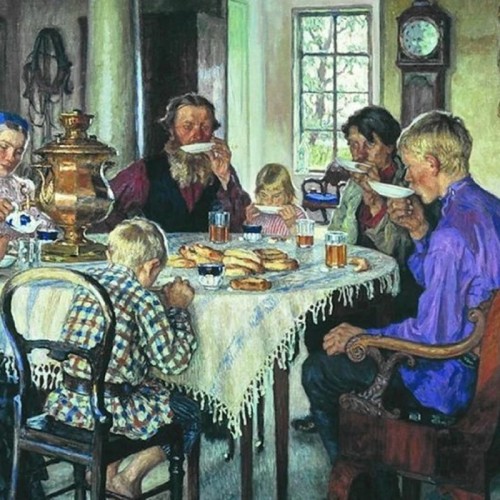 Купеческое чаепитие с калачами в Костроме