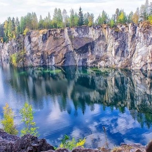 Из Санкт-Петербурга в Карелию: «Рускеала», остров Валаам, добыча минералов и прогулка на сапах