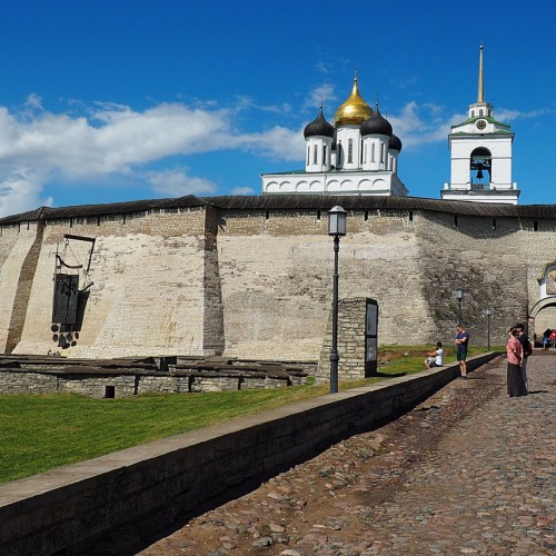 Псковский кремль и ближнее Запсковье