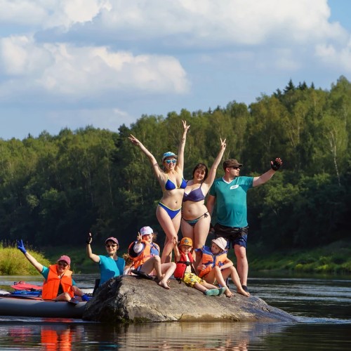 Экспресс-перезагрузка на реке Угре: сплав на байдарках