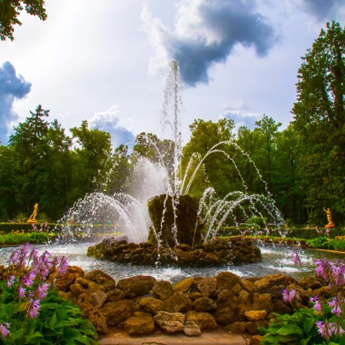 Фонтаны Петергофа для детей и их родителей