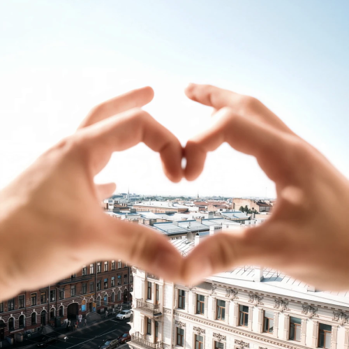 Питер с крыши, колоритные парадные и секретные дворы-колодцы