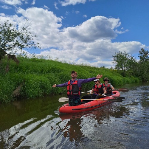 Выходные-перезагрузка на реке Шерне: сплав на байдарках (всё включено)