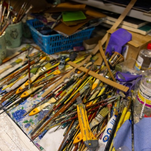 Акриловый мастер-класс для взрослых и детей в Петербурге