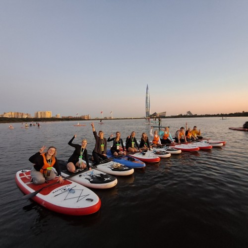 Сап-прогулка по озеру Лахтинский Разлив